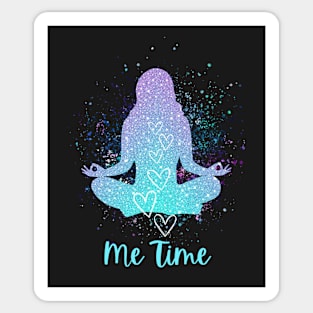 Me Time – Introvert Life – Meditation Sticker